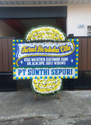 Papan Bunga Duka di Katobengke
